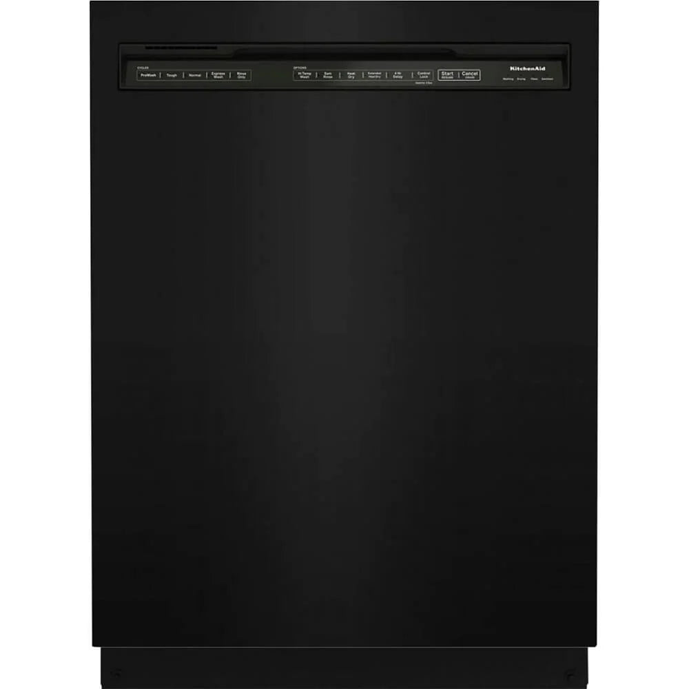 Black Dishwasher with Third Level Utensil Rack U82564