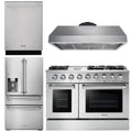 48 Propane Gas Range, Range Hood, Refrigerator, Dishwasher G197