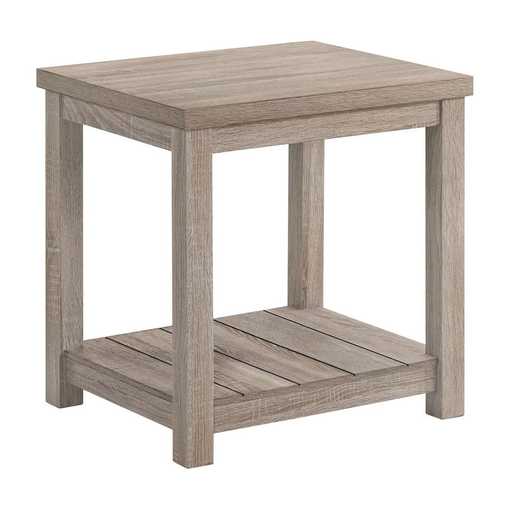 3-Piece Wood Coffee Table Set in Gray A57790