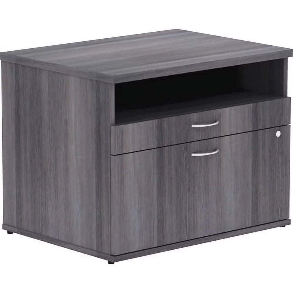 Charcoal Laminate 2 Drawer Credenza I256