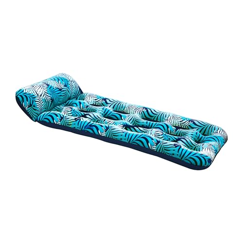 Inflatable Pool Float Lounge with Headrest and Footrest B859150