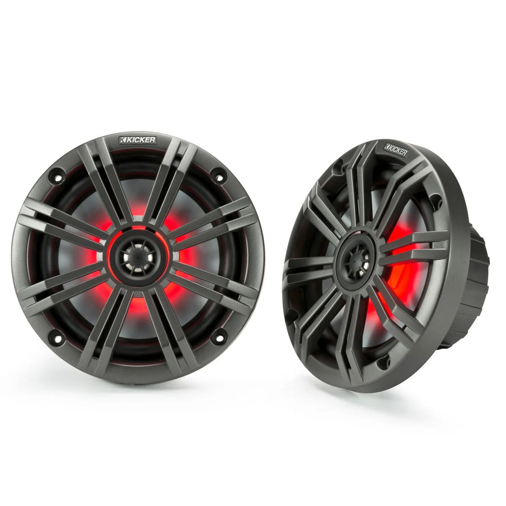6-1/2 LED Marine Coaxial Speakers Pair E28116