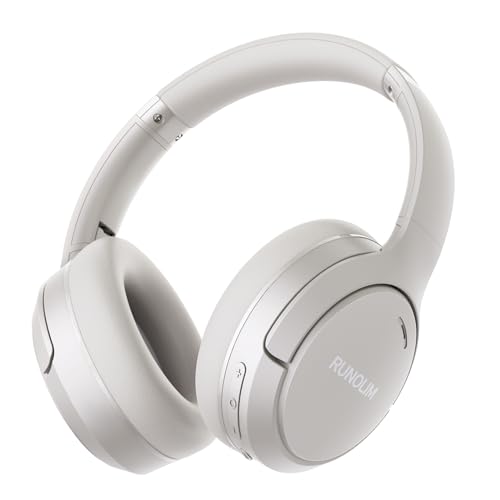 Hybrid Active Noise Cancelling Wireless Over Ear Bluetooth Headphones with Microphone N544054