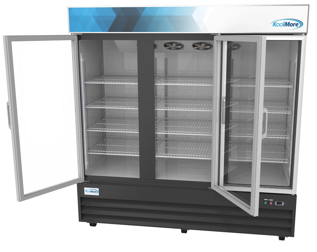 78 in. Three Glass-Door Merchandiser Refrigerator 53 Cu ft. X856579