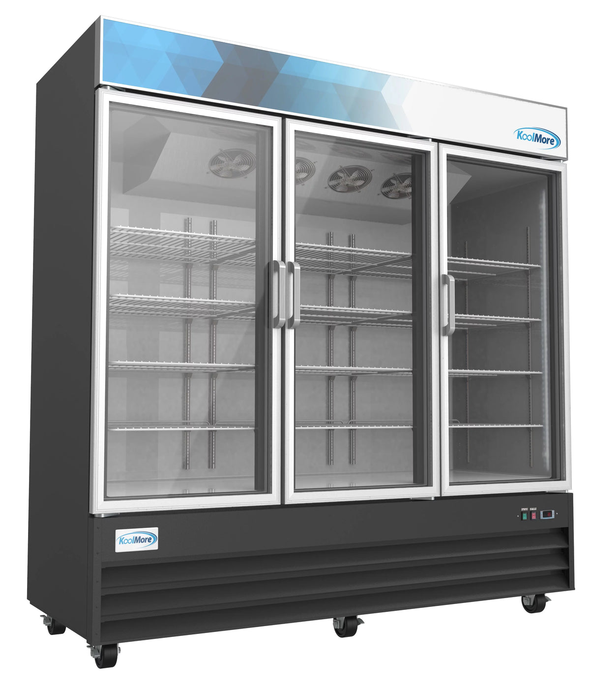78 in. Three Glass-Door Merchandiser Refrigerator 53 Cu ft. X856579