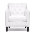 White Modern Arm Chair J578