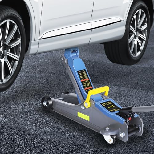 2.5 Ton Hydraulic Floor Jack with Portable Handle and Reflective Tape O87238