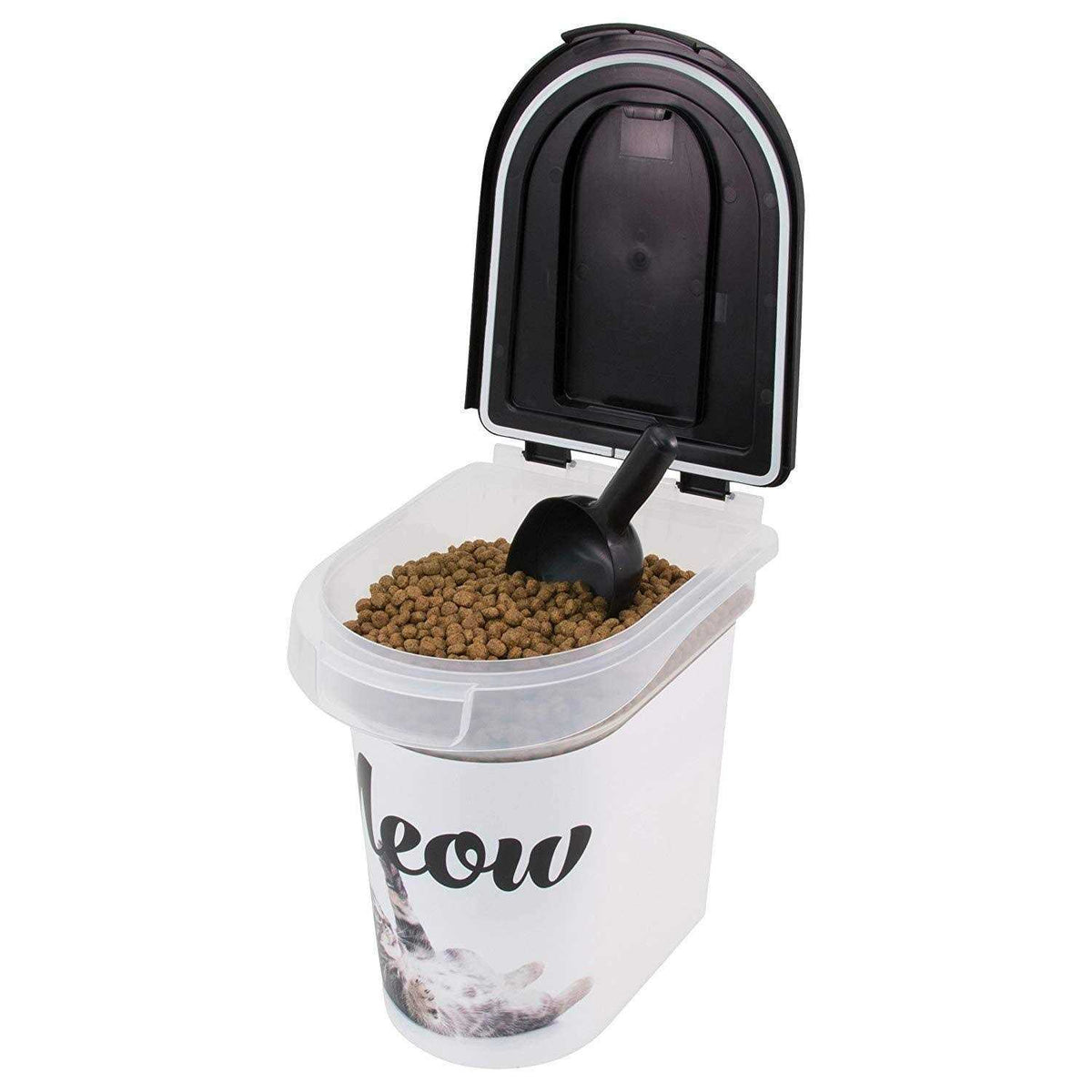 15 lbs Plastic Food Bin with Scoop N8268