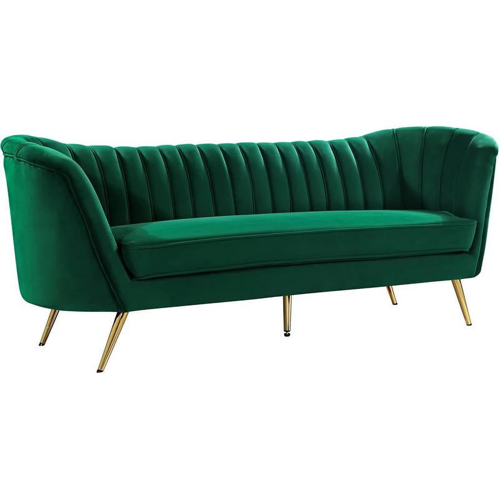 Green Velvet Sofa G5271