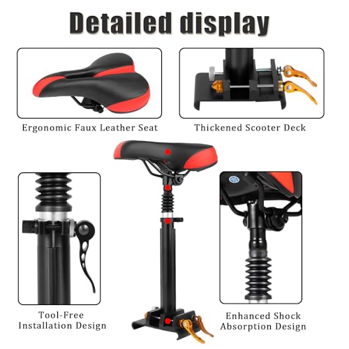 Adjustable Electric Scooter Seat with PU Cushion Z5926