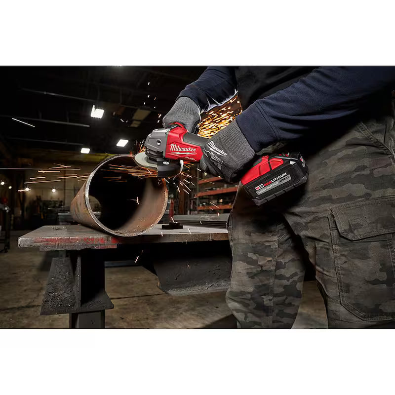 18V Lithium-Ion Brushless Cordless 4-1/2 in./5 in. Grinder and Starter Kit with 5.0 Ah Battery and Charger I71830