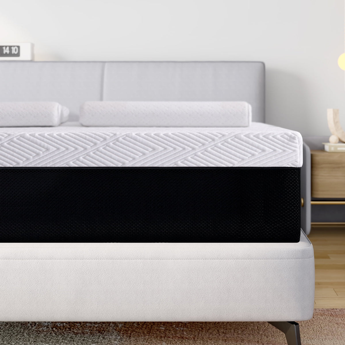 Short Queen 10 Cooling Gel Memory Foam Mattress V69186