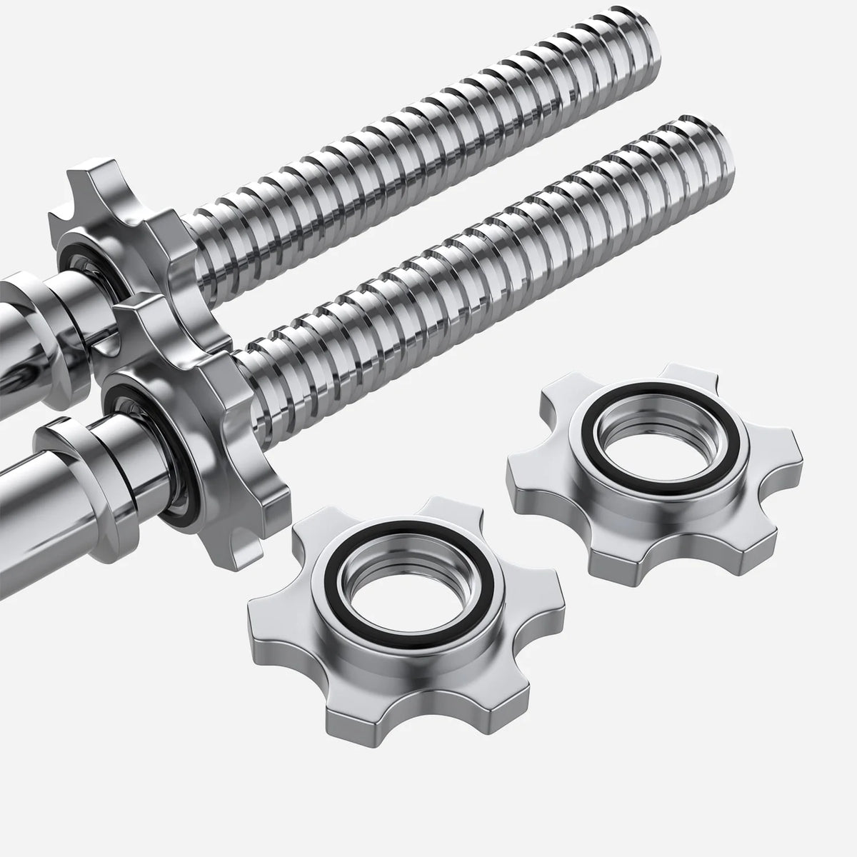 66LB 2 in 1 Adjustable Dumbbell Set with Connecting Rod Black Z82243