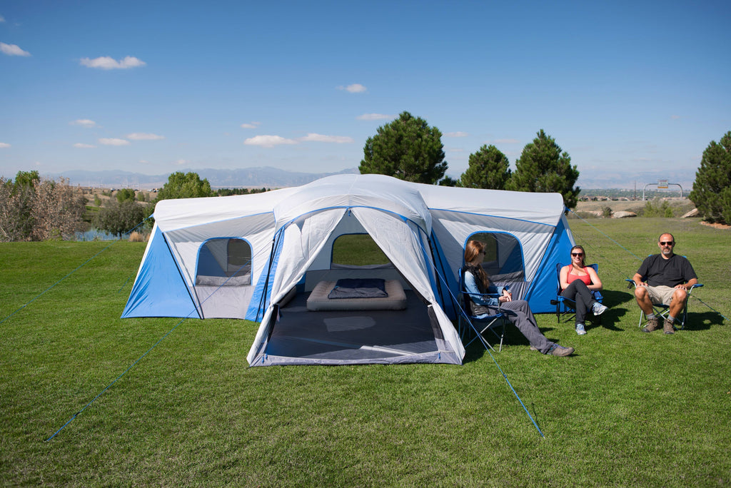 16-Person 3-Room Cabin Tent with 3 Entrances L549
