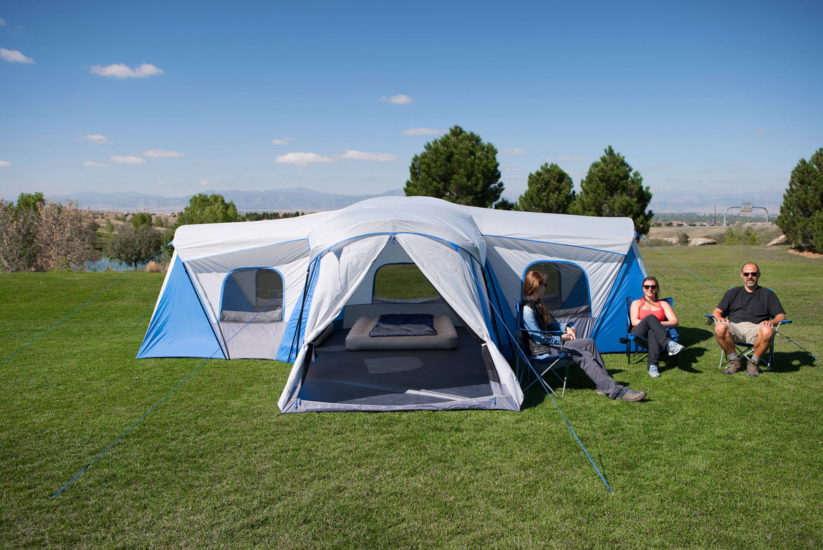 16-Person 3-Room Cabin Tent with 3 Entrances L549