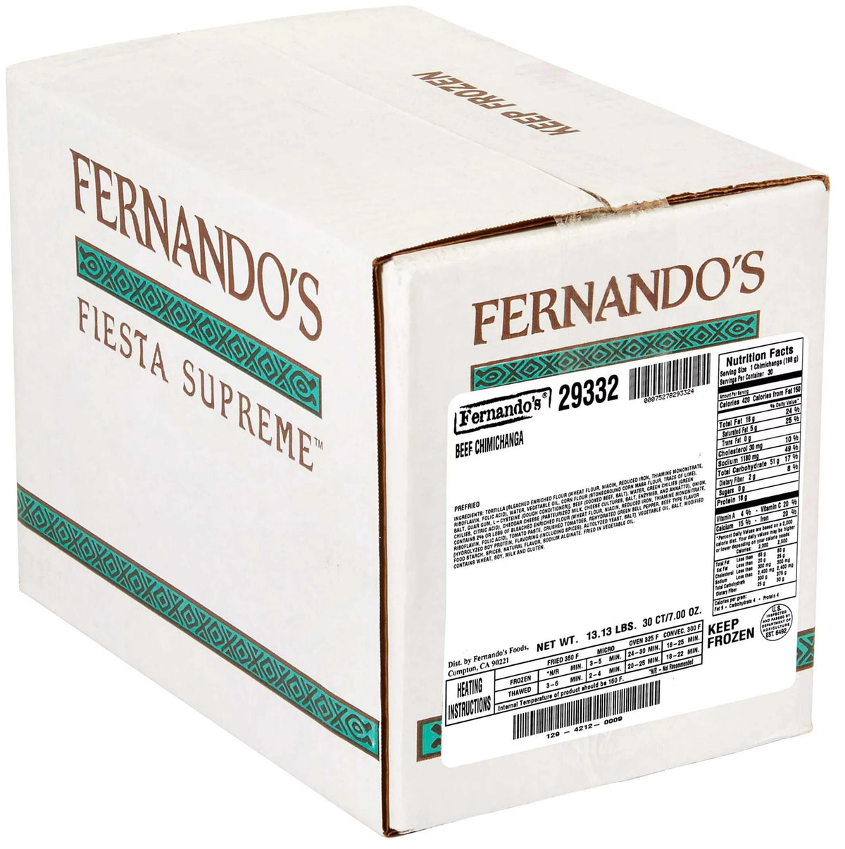 Shredded Beef Chimichanga Burrito Q932784