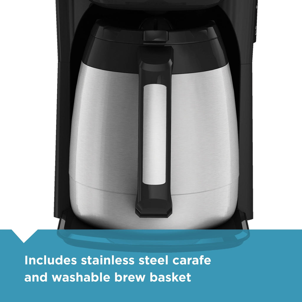 Black 12 Cup Drip Coffee Maker H276903