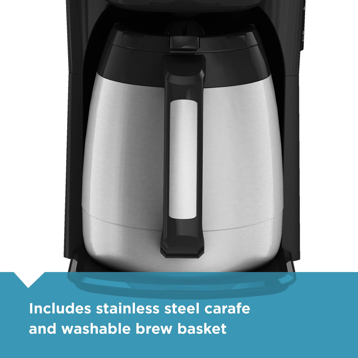 Black 12 Cup Drip Coffee Maker H276903
