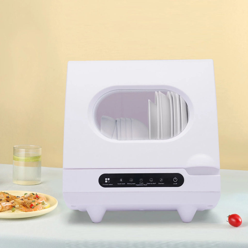 Portable Countertop Dishwasher 5 Washing Programs Mini Dishwashers Z655074
