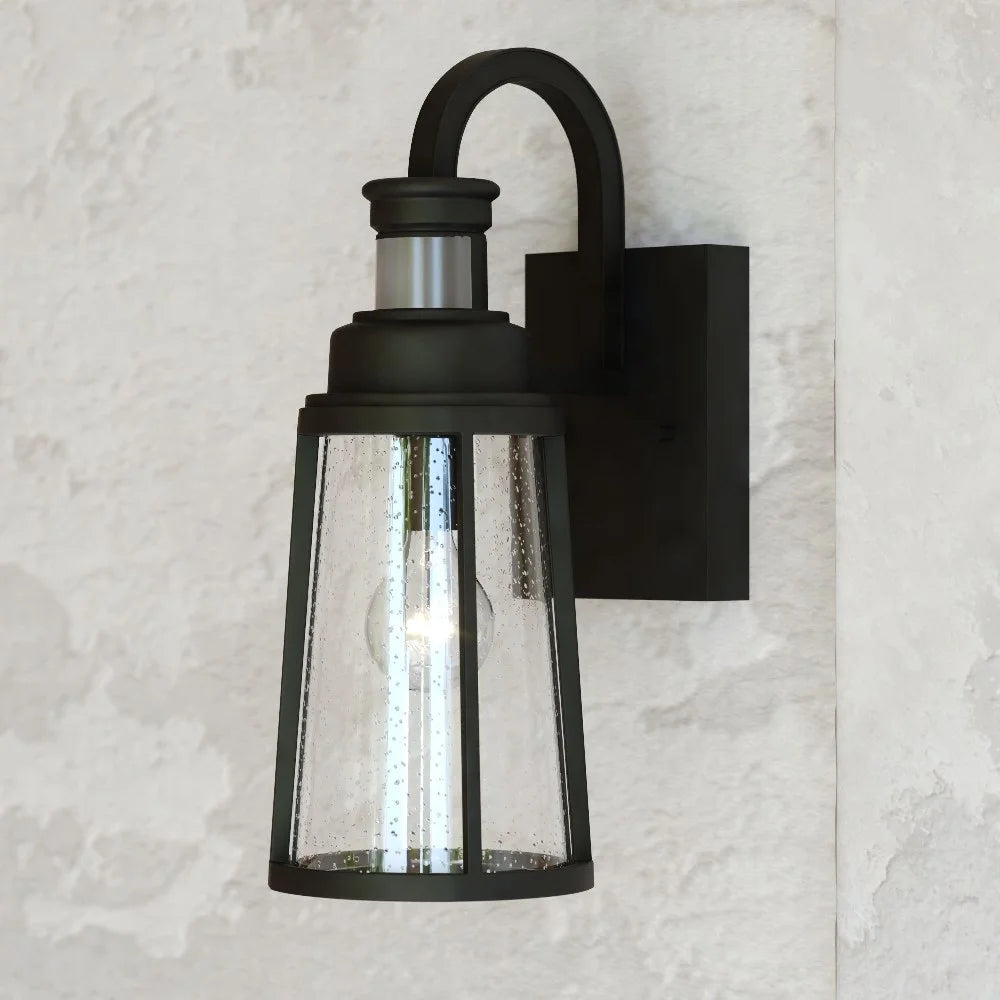 Bronze Motion Sensor Dusk to Dawn Outdoor Wall Light U736