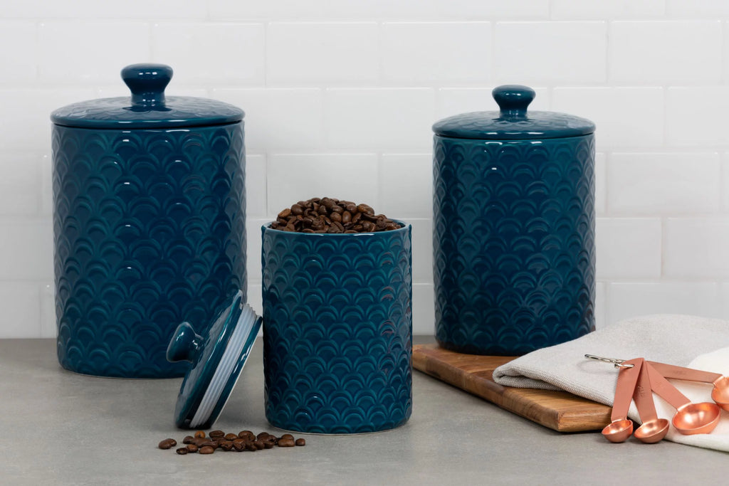 3-Piece Ceramic Food Storage Canister Set B1260