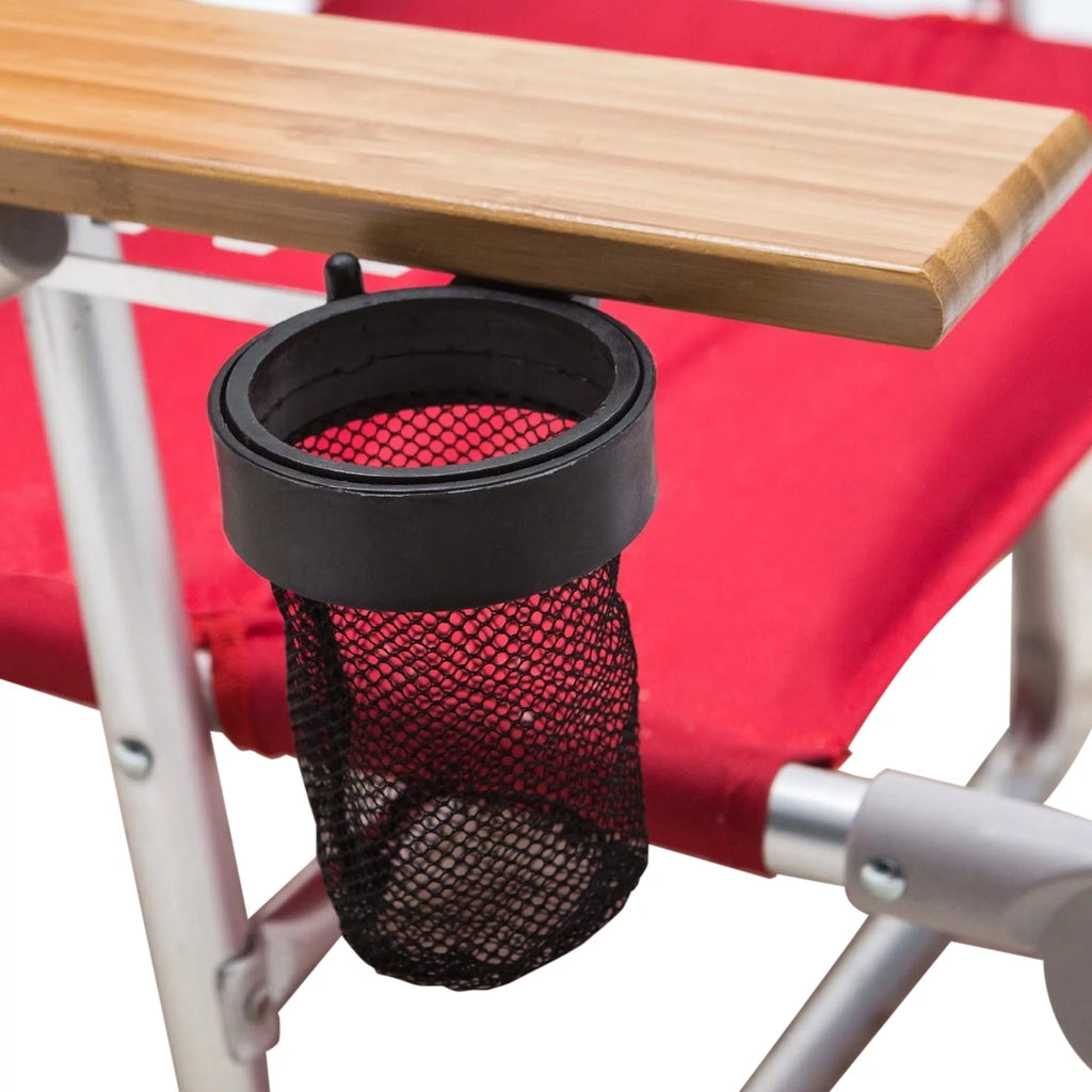 Red Padded Sports Chair with Footrest, 3 Pack H574