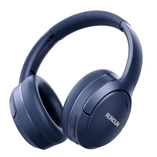 Hybrid Active Noise Cancelling Wireless Over Ear Bluetooth Headphones with Microphone N544054
