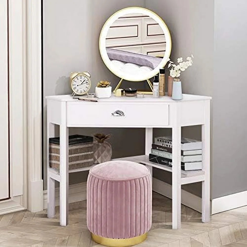Brown Corner Desk with Drawer G886389