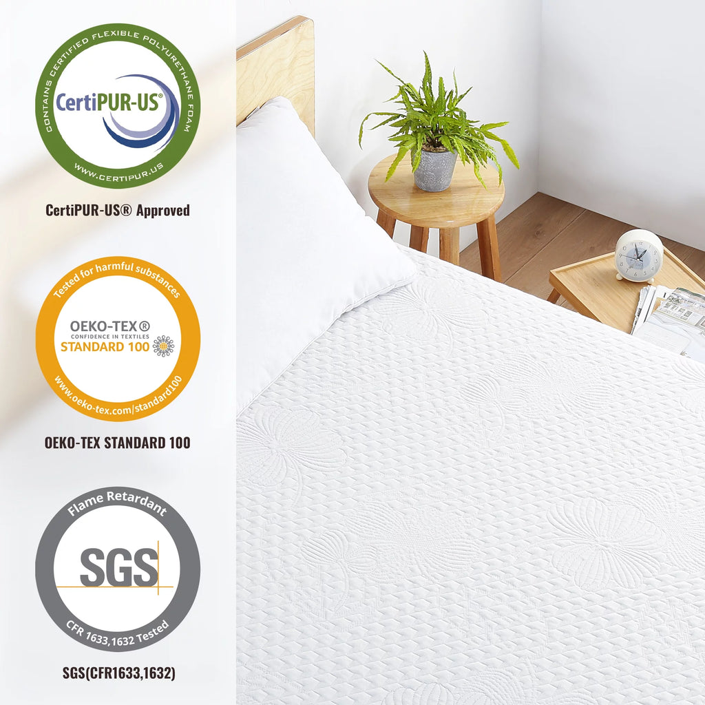 10 Inch Gel Memory Foam Mattress Medium Firm Full Size I51989