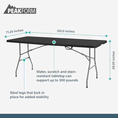 8 Foot Folding Plastic Banquet Table B132