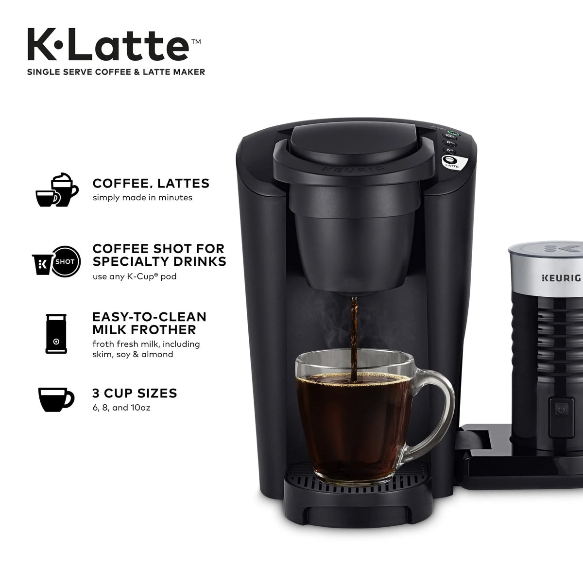 Single Serve K-Cup Coffee and Latte Maker T233