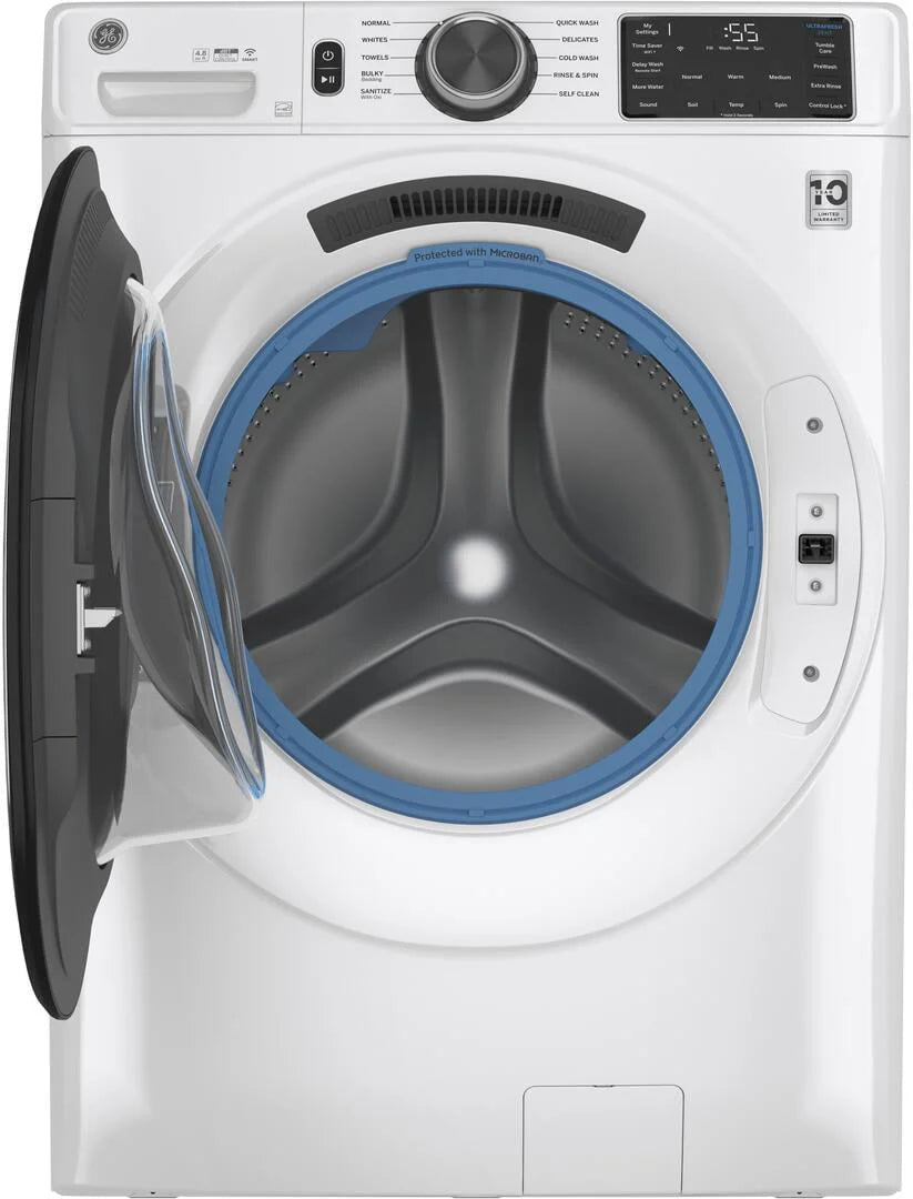 White 4.8 Cu Ft Front Loading Washer F203