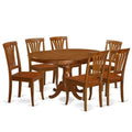 7 Piece Wood Dining Table Set with 6 Chairs P922054
