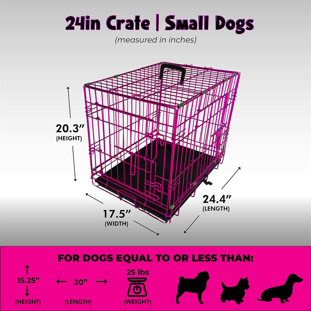 Colored Metal Wire Dog Crate Y4862