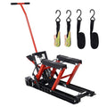 1500LBS Hydraulic Motorcycle Lift Jack with 4 Wheels W4780
