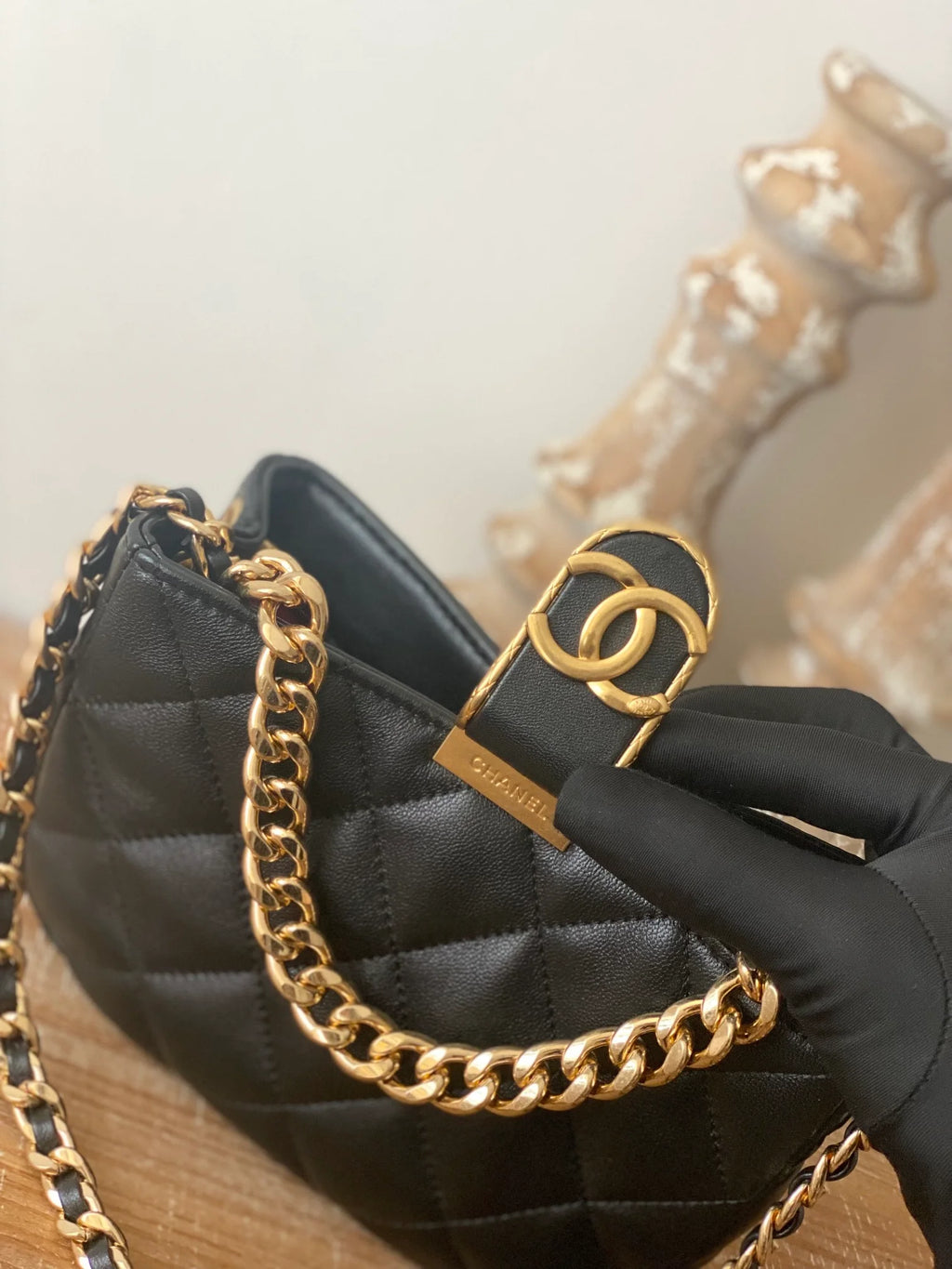 Small Hobo Bag Black I509
