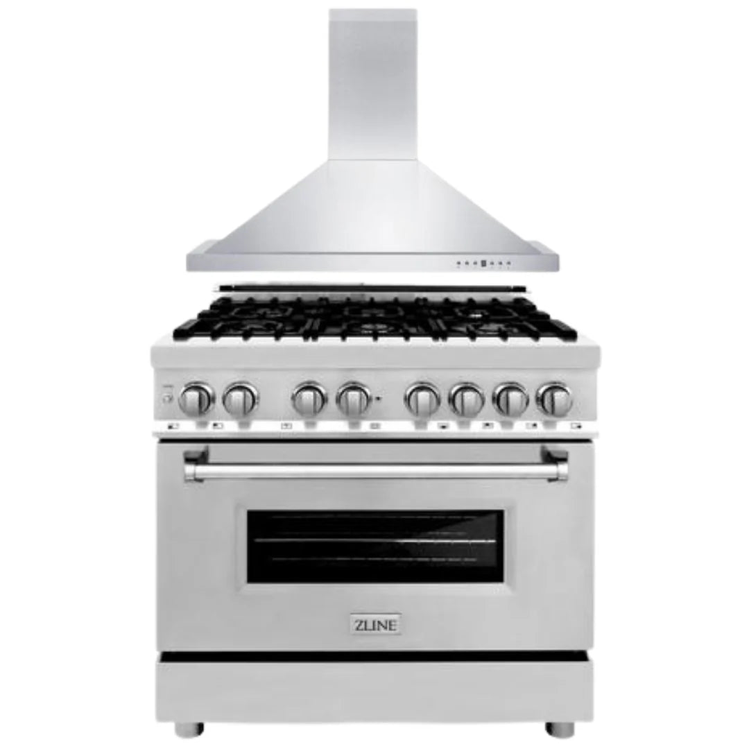 36 Range and Range Hood Appliance Set I8966