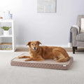 Quilted Orthopedic Cat Dog Bed with Removable Cover B342