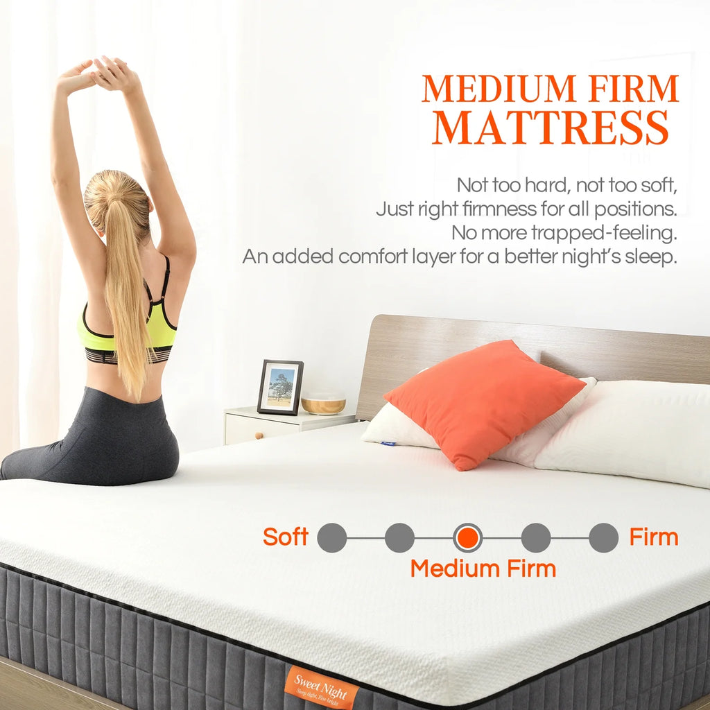 12 inch Gel Memory Foam Mattress V326657