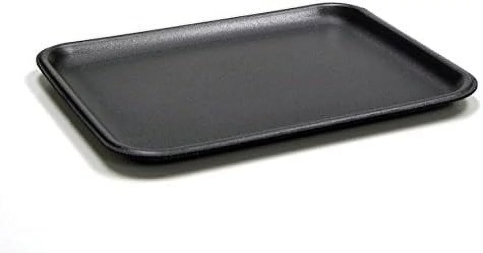 Black Foam Meat Trays, 500-Piece Bundle A254661