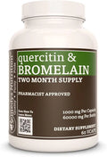 Quercetin Bromelain 1,000 mg 60 Vegan Capsules Dietary Supplement K905