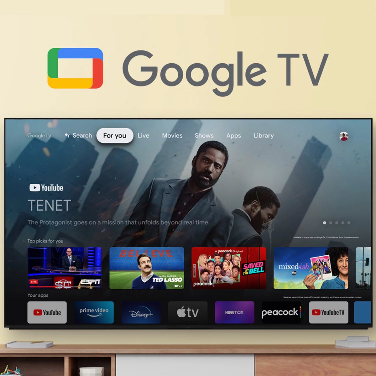 75 inch 4K HDR LED Smart Google TV M23283