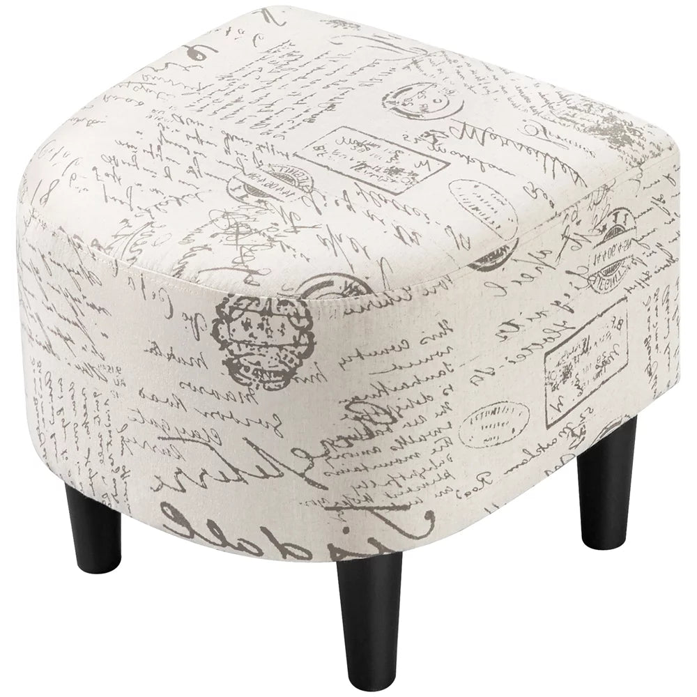 Fabric Accent Arm Chair and Ottoman Set B564