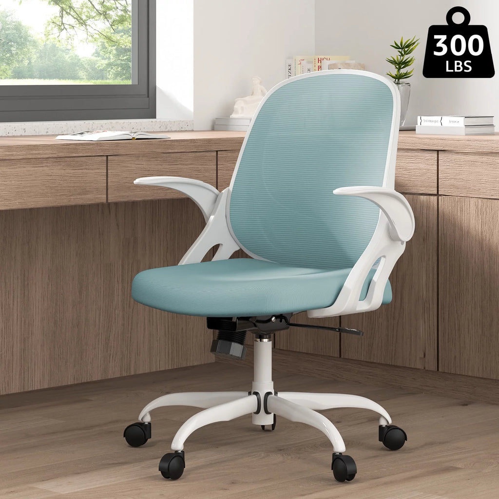 Light Blue Ergonomic Mesh Office Chair X2049
