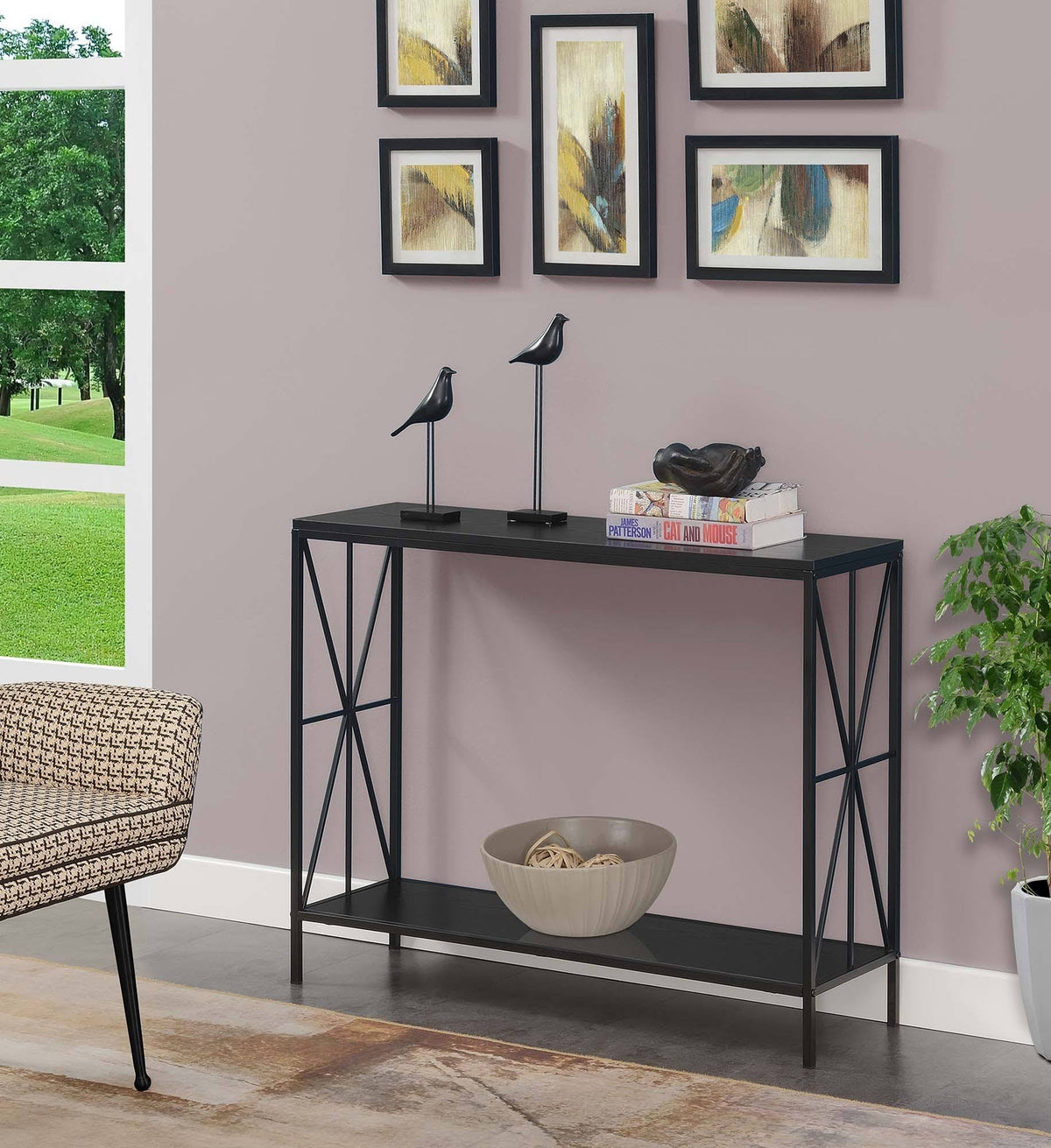 Black Console Table W88801