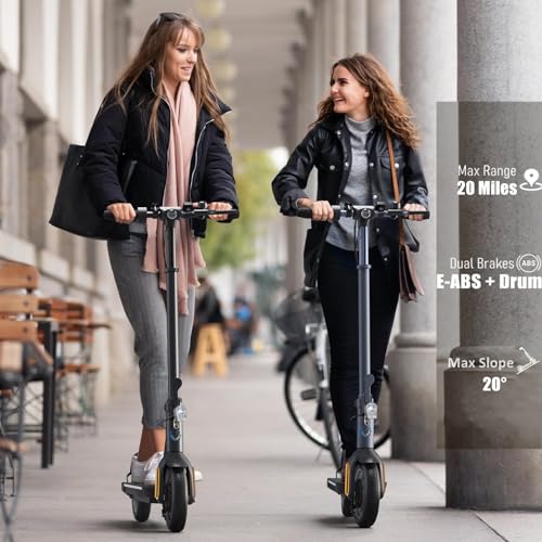 Electric Scooter with Folding Frame, Solid Tires, Dual Braking, Cruise Control P444