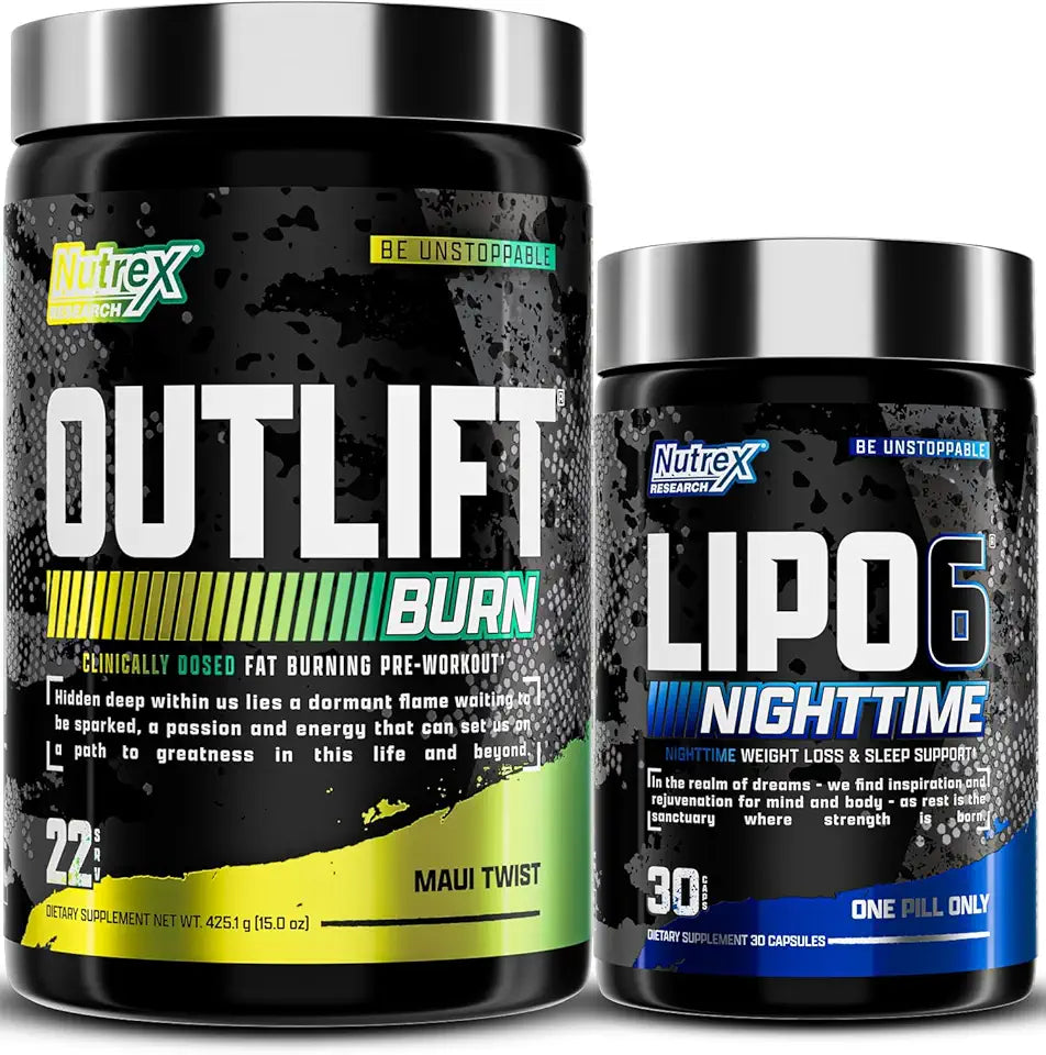Fat Burner Preworkout Powder Weight Loss Bundle F354852