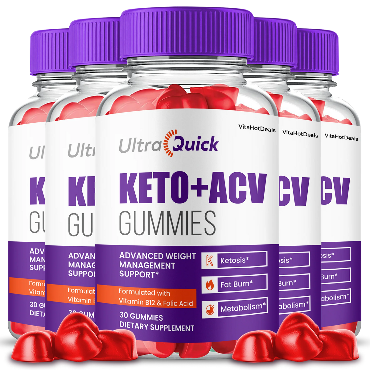 Keto ACV Gummies 5 Pack F6277