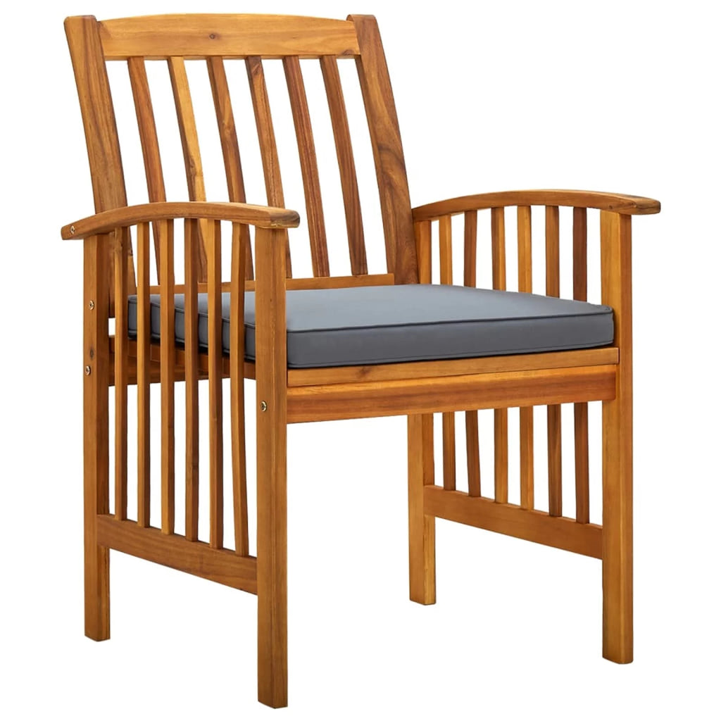 Garden Dining Chairs 2 pcs with Cushions Acacia Wood K825849