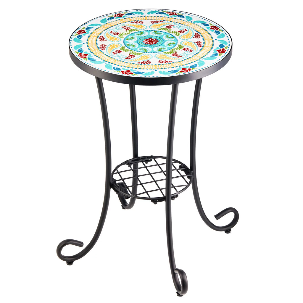 Side Table with Ceramic Tabletop F1502